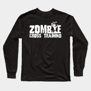 Zombie Hand White Long Sleeve T-Shirt